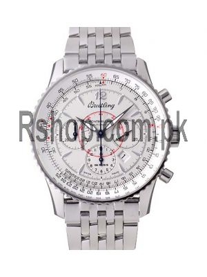 Breitling Montbrillant Chronograph White Dial Watch Price in Pakistan