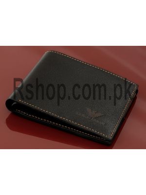 Emporio Armani Black Leather Wallet Price in Pakistan