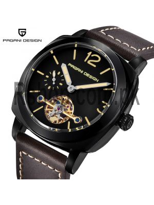 PAGANI DESIGN  Men's Mechanical  High Quality Leather Military Sports Watch Price in Pakistan