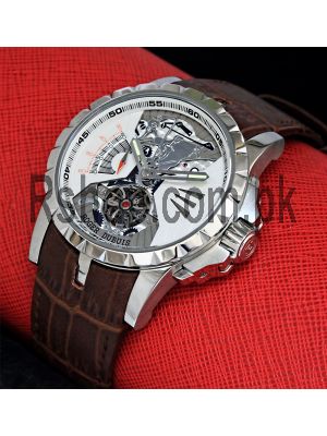 Roger Dubuis Horloger Tourbillon Calendar Swiss Automatic Watch Price in Pakistan