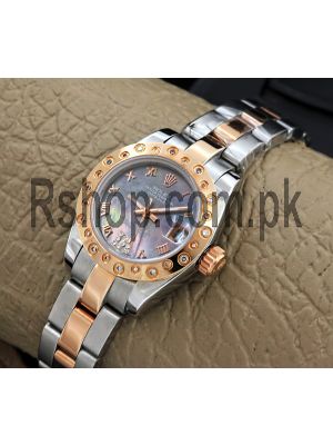 Rolex Datejust Mother of Pearl Dial Two Tone Watch Price in Pakistan