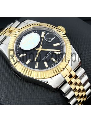 Rolex Datejust Two Tone ETA 2836 Watch Price in Pakistan