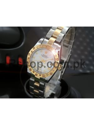 Rolex Lady Datejust Two Tone Diamind Watch Price in Pakistan