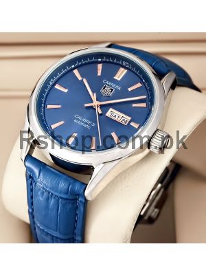 TAG Heuer Carrera Calibre 5 Day-Date Blue Watch Price in Pakistan