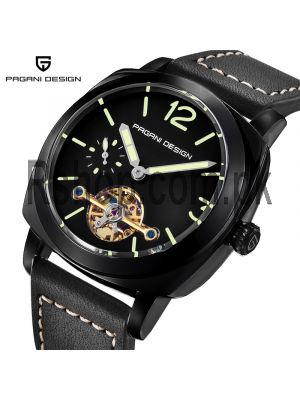 PAGANI DESIGN Men's Mechanical High Quality Leather Military Sports Watch Price in Pakistan