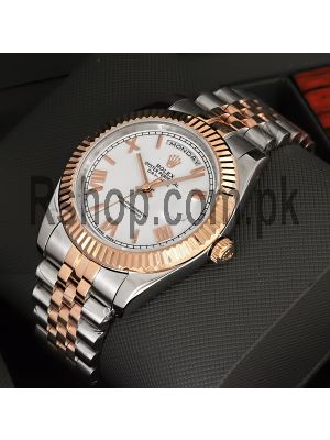 Rolex Day-Date 40  Two Tone White Dial Watch Price in Pakistan