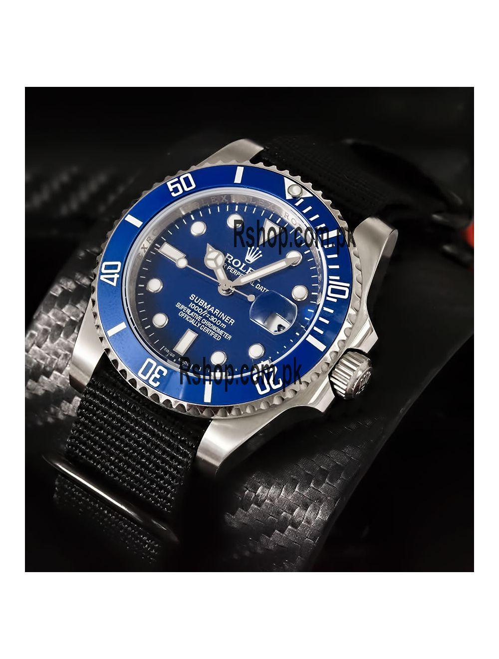 Rolex Submariner Date Blue Dial Watch