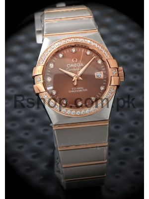 Omega Constellation Unisex Brown Dial Watch Price in Pakistan